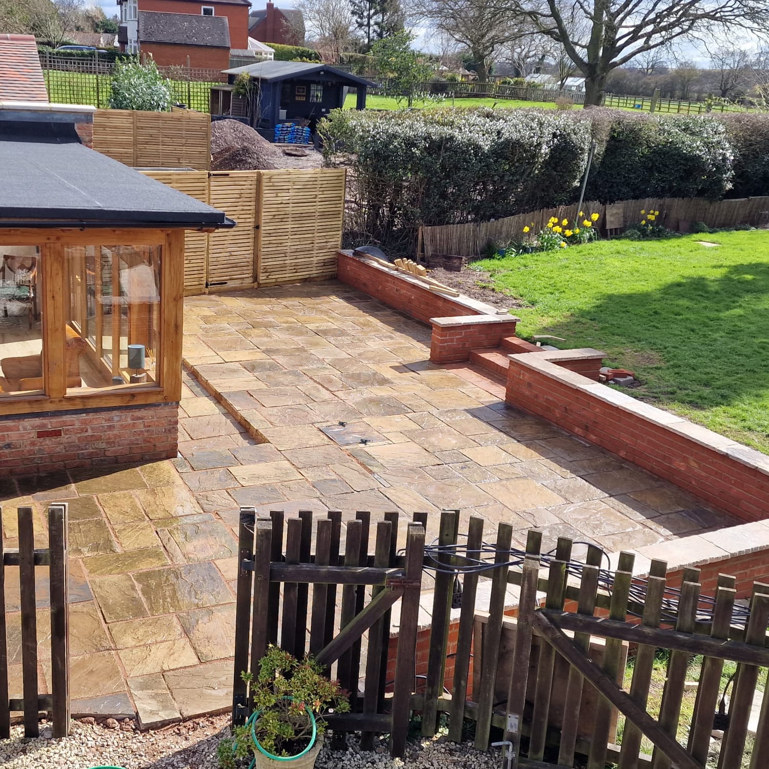 Landscaping gardener Shropshire 1